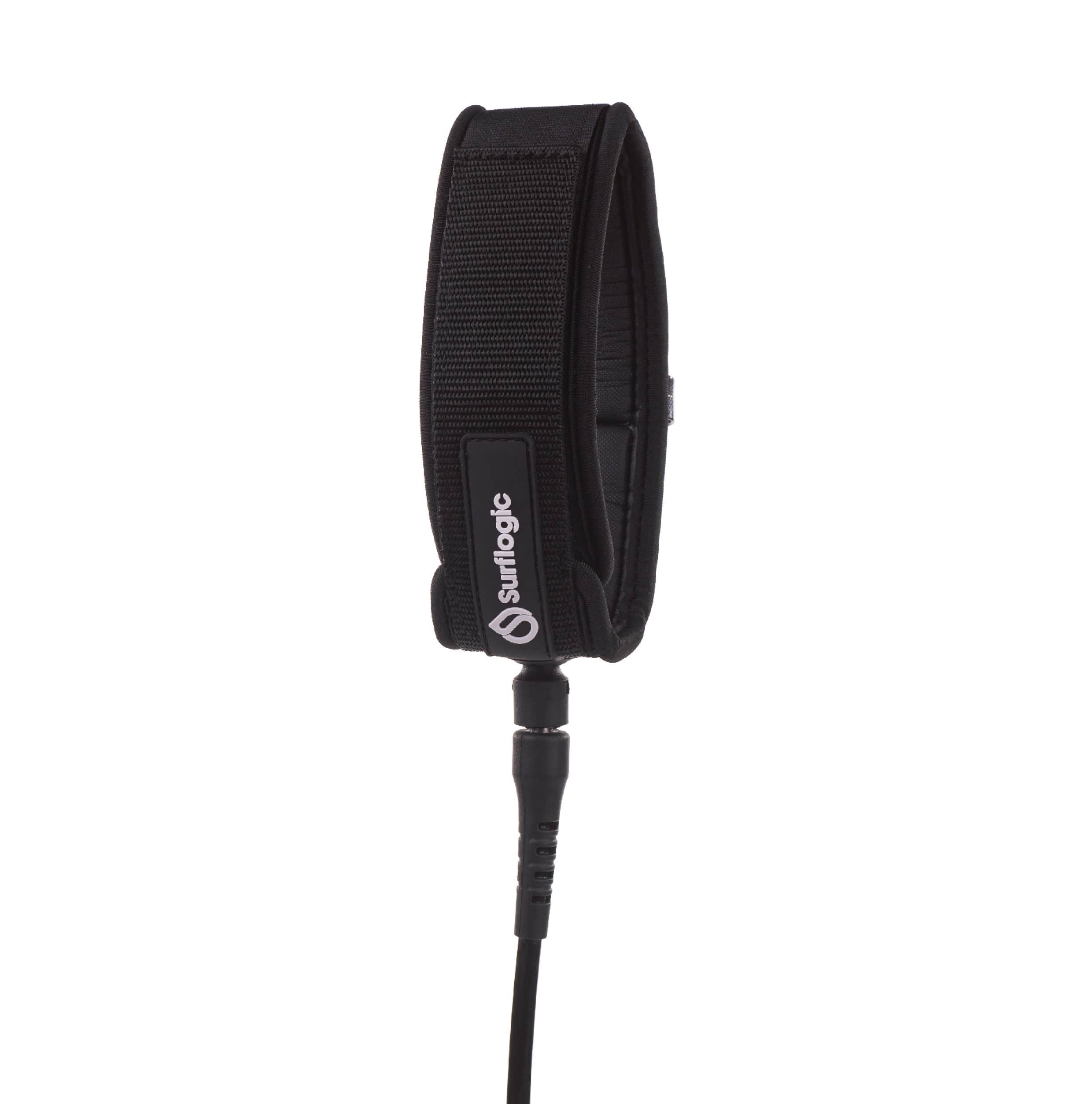 Surflogic Leash Longboard Knee Black (2023) S2AS