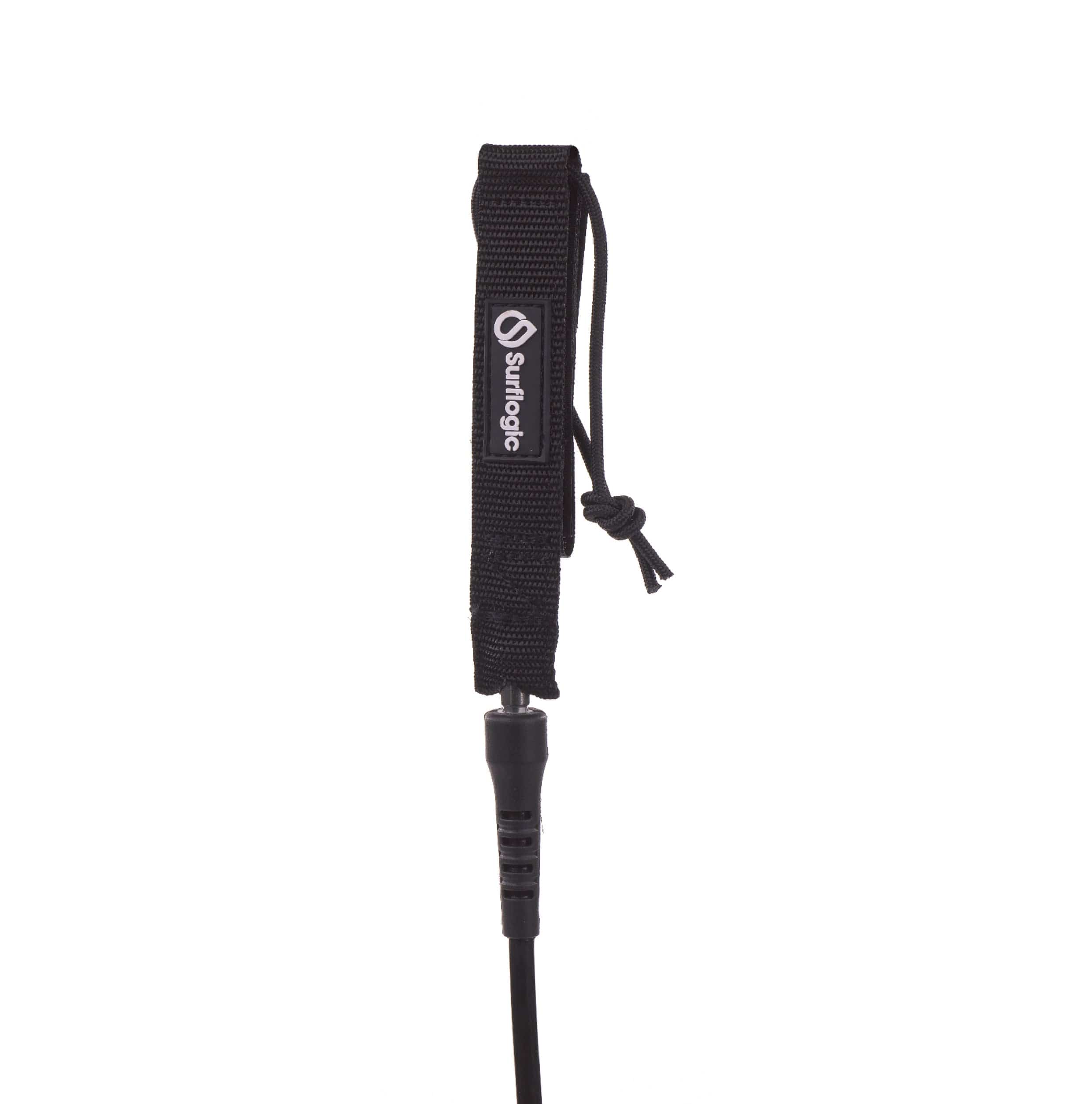 Surflogic Leash Longboard Knee Black (2023) S2AS
