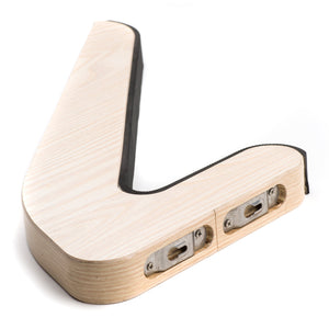 Surflogic Wooden Longboard Wall Rack S2AS