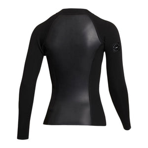 Mystic Sway Women's L/S Neoprene Vest 2mm Fzip Black S2AS