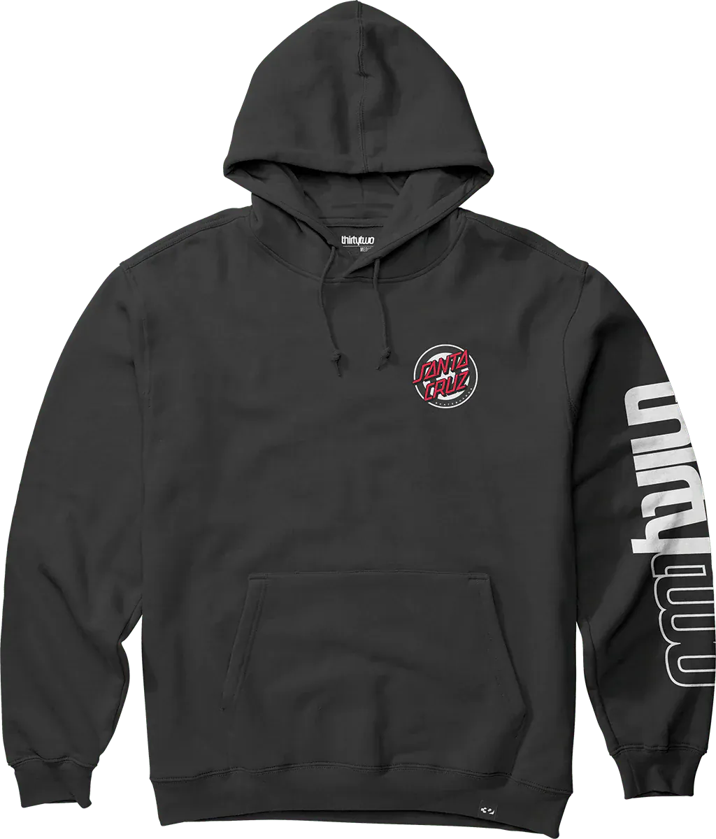 ThirtyTwo 32 × Santa Cruz Pullover – Black THIRTYTWO