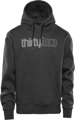 ThirtyTwo Double Tech Pullover Hoodie – Black/Charcoal THIRTYTWO