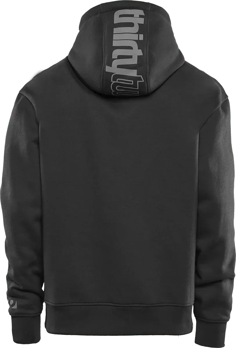 ThirtyTwo Double Tech Pullover Hoodie – Black/Charcoal THIRTYTWO