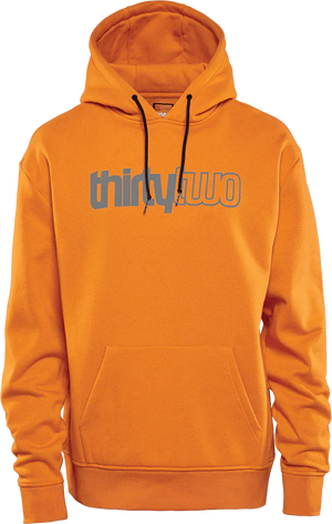 ThirtyTwo Double Tech Pullover Hoodie – Grey/Orange THIRTYTWO