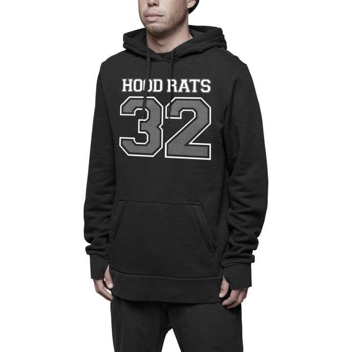 ThirtyTwo Hood Rats Team Hooded Pullover (Black) THIRTYTWO