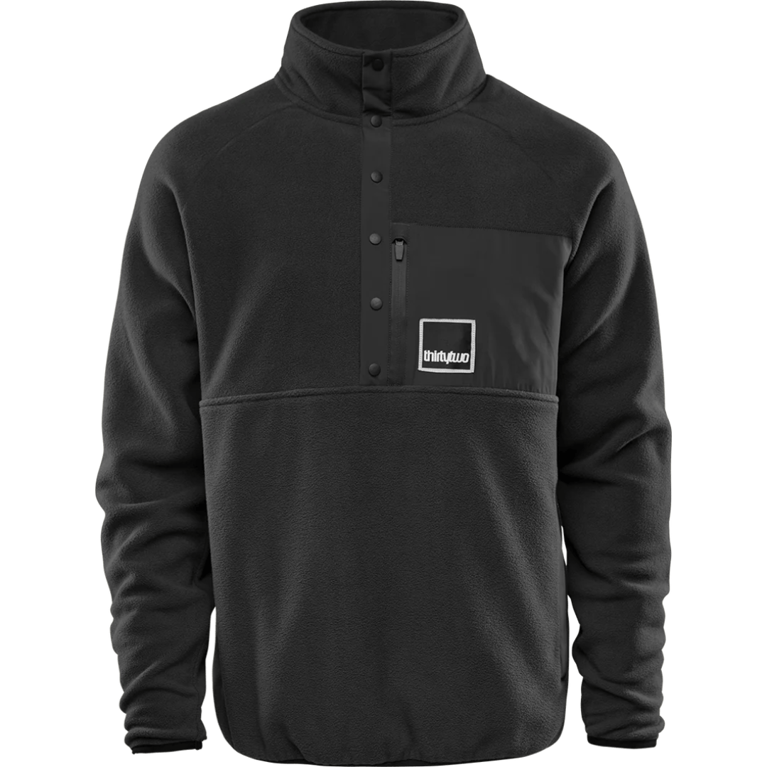 ThirtyTwo Men’s Rest Stop Anorak – Black THIRTYTWO