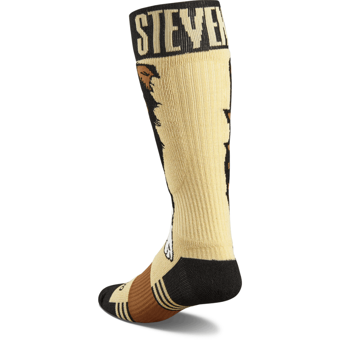ThirtyTwo Men’s Signature Merino X Stevens Sock – Black/Brown THIRTYTWO