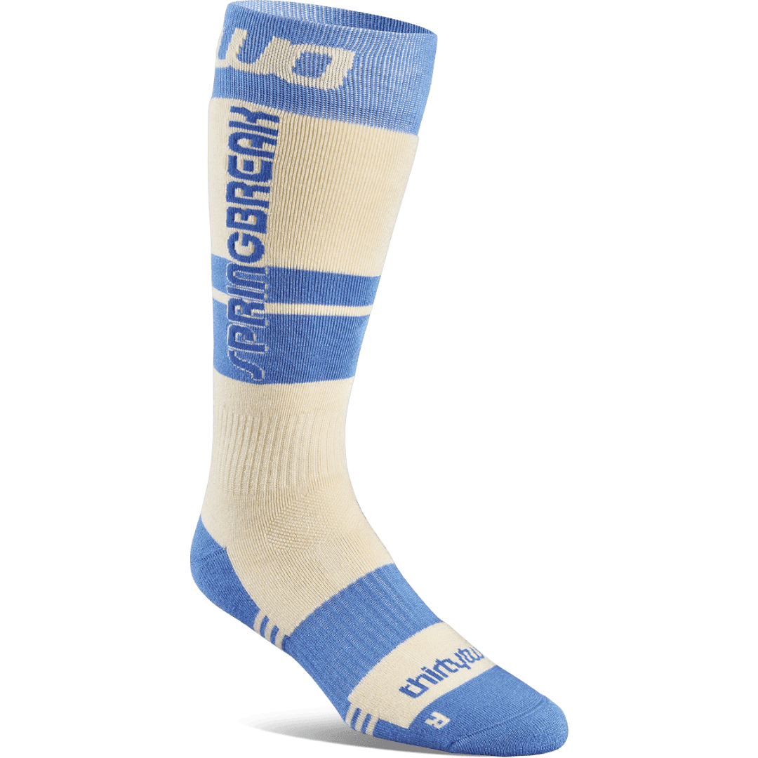 ThirtyTwo Men’s Spring Break Sock – Blue/Tan THIRTYTWO