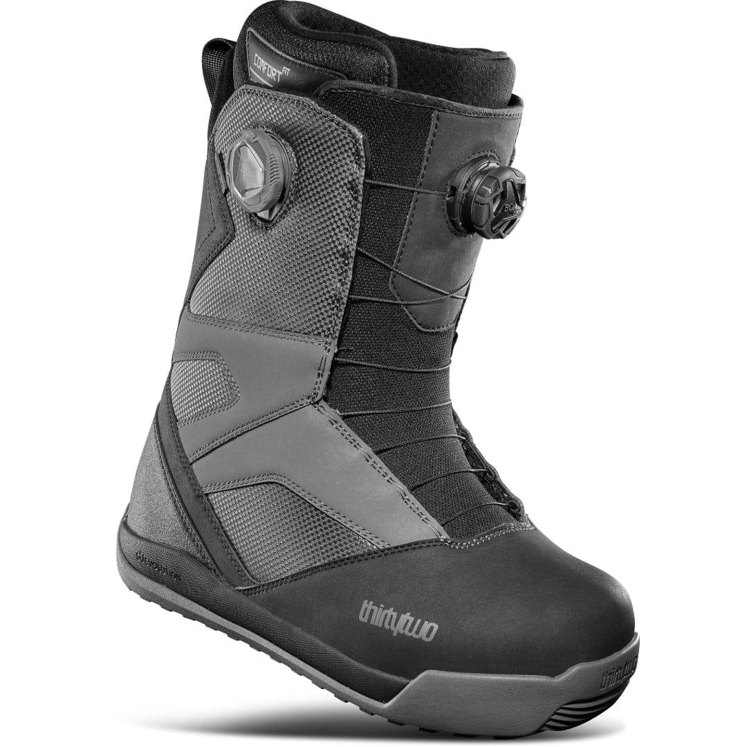 ThirtyTwo STW Double BOA® Snowboard Boots – Black/Grey THIRTYTWO