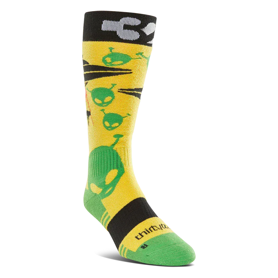 ThirtyTwo TM Merino Sock – Yellow THIRTYTWO