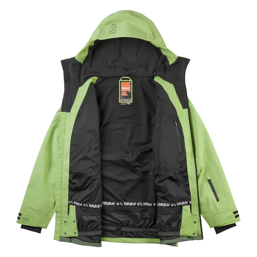 ThirtyTwo TM Recycled Patch Jacket Moss ThirtyTwo
