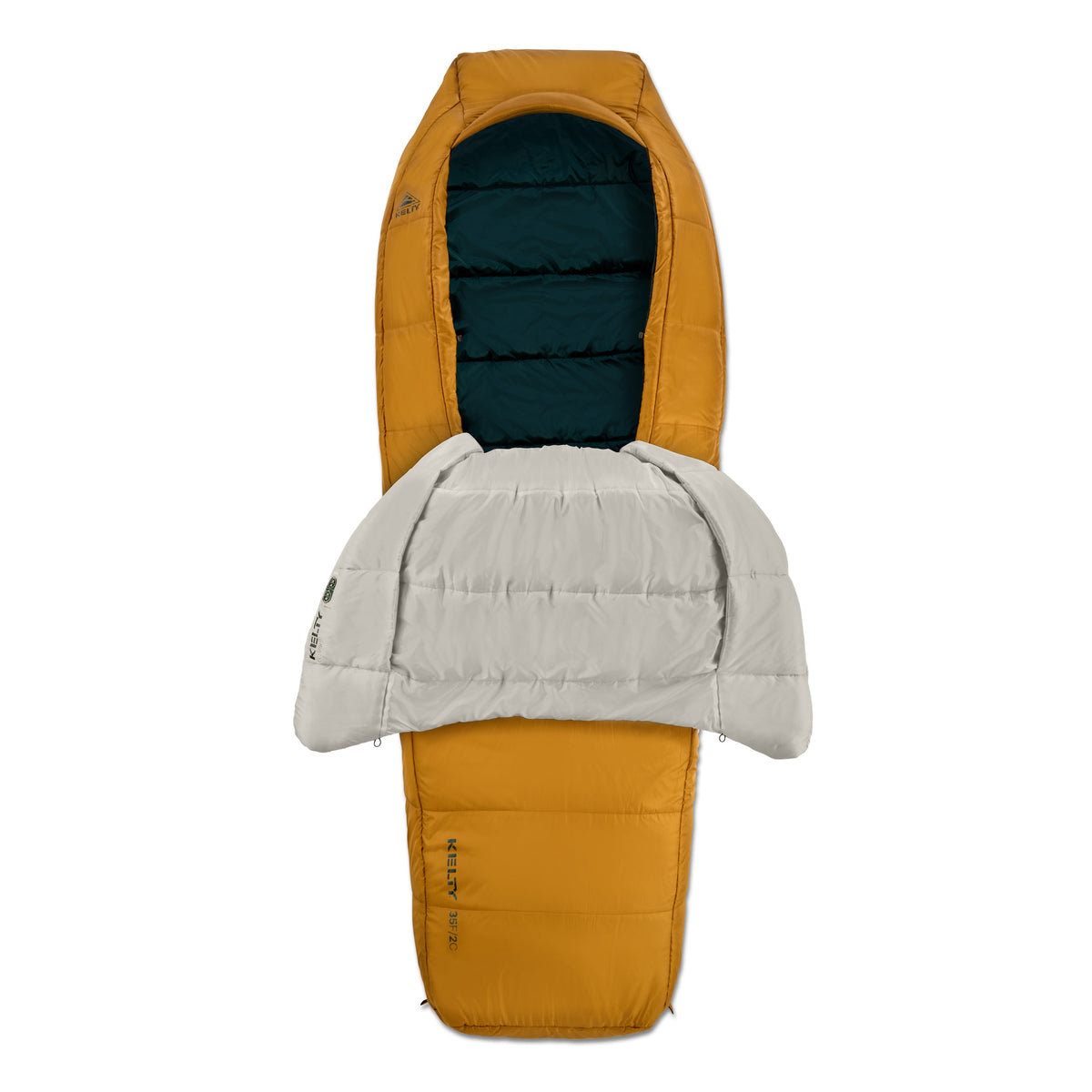 Kelty Eclipse 35°F Synthetic Sleeping Bag – Lightweight Camping Bag