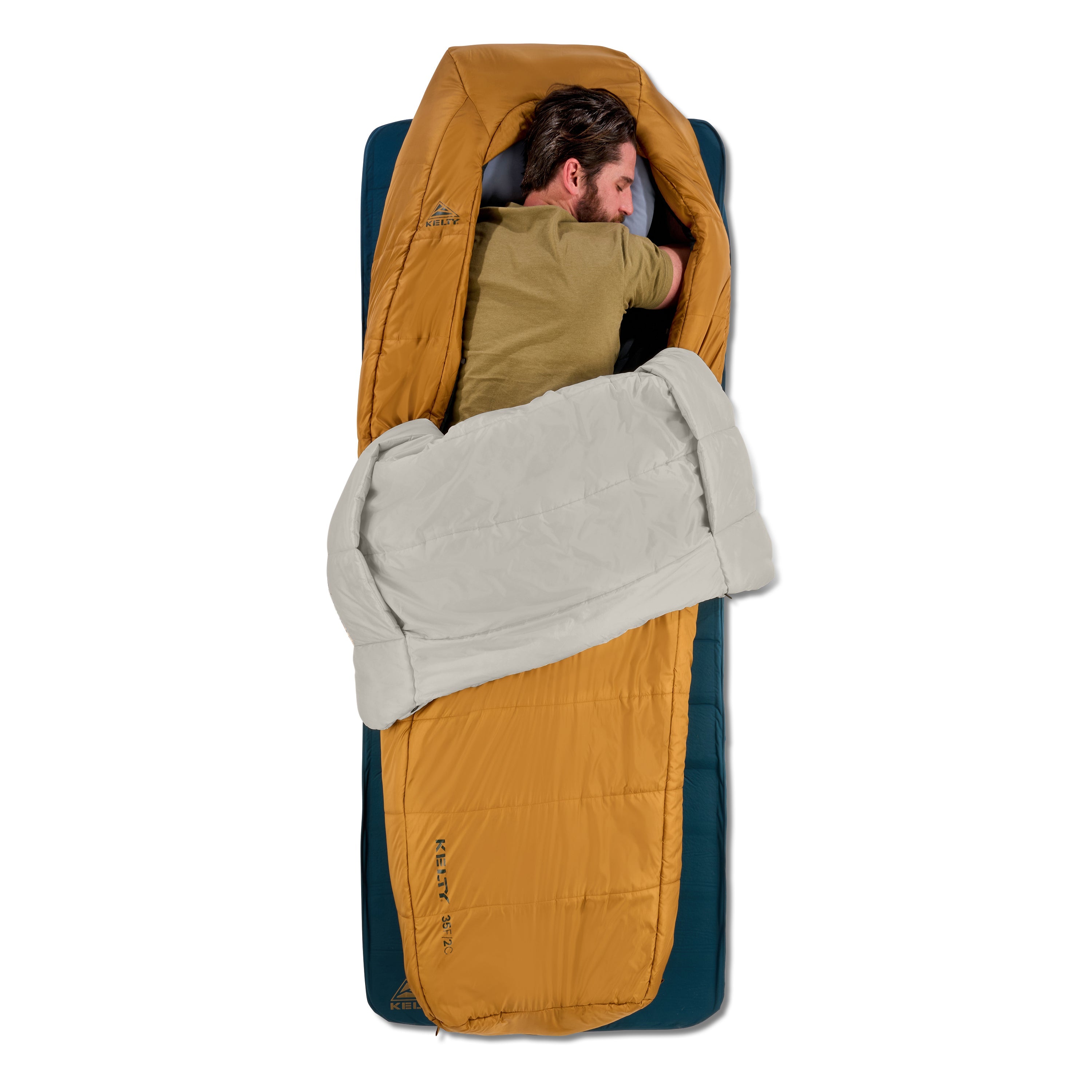 Kelty Eclipse 35°F Synthetic Sleeping Bag – Lightweight Camping Bag - view 2