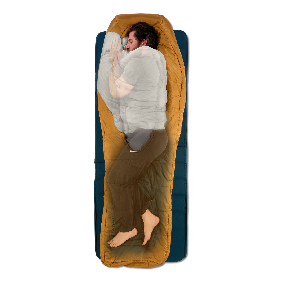Kelty Eclipse 35°F Synthetic Sleeping Bag – Lightweight Camping Bag - view 3