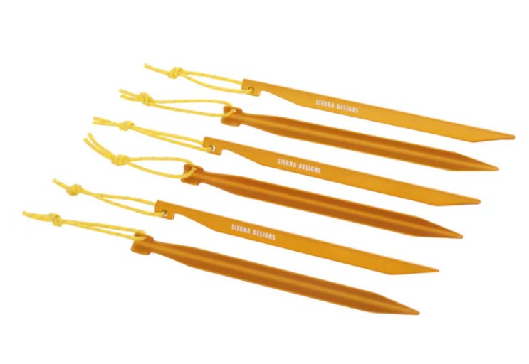 Sierra Designs V-Stake Tent Stakes – Durable 6 Pack