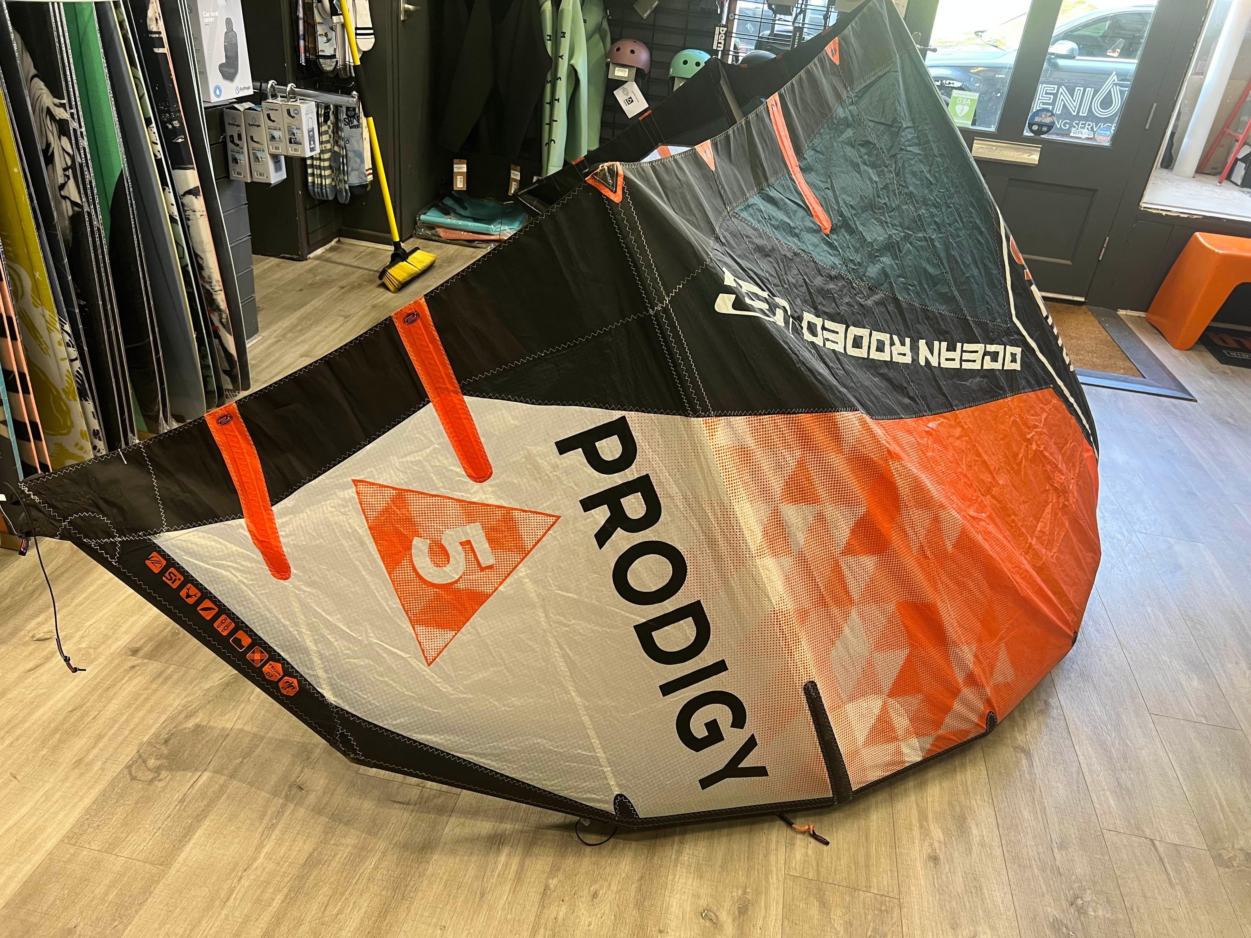 Used Ocean Rodeo Prodigy 5m kitesurfing kite (2019) OCEAN RODEO