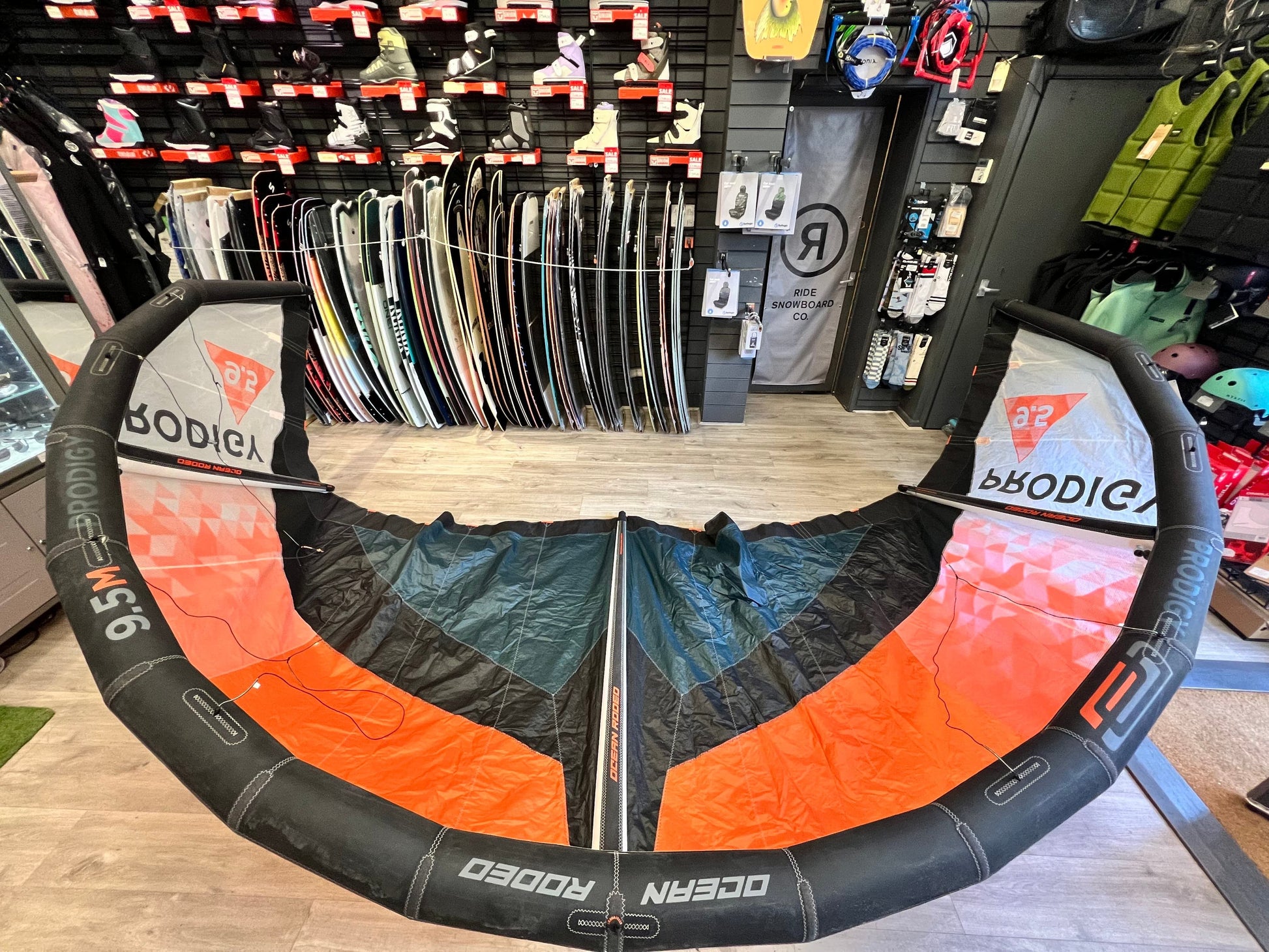 Used Ocean Rodeo Prodigy 9.5m kitesurfing kite (2019) OCEAN RODEO