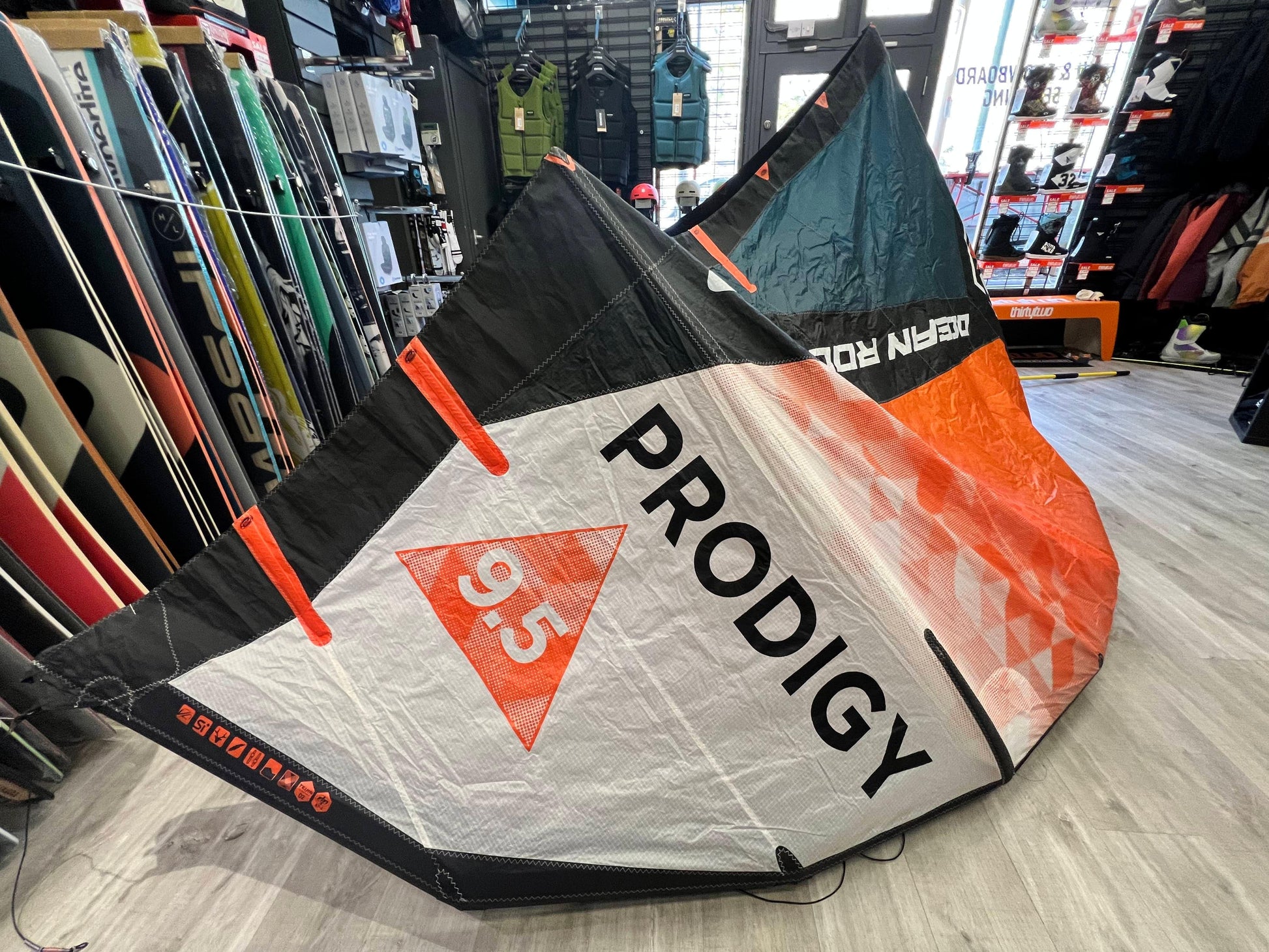 Used Ocean Rodeo Prodigy 9.5m kitesurfing kite (2019) OCEAN RODEO