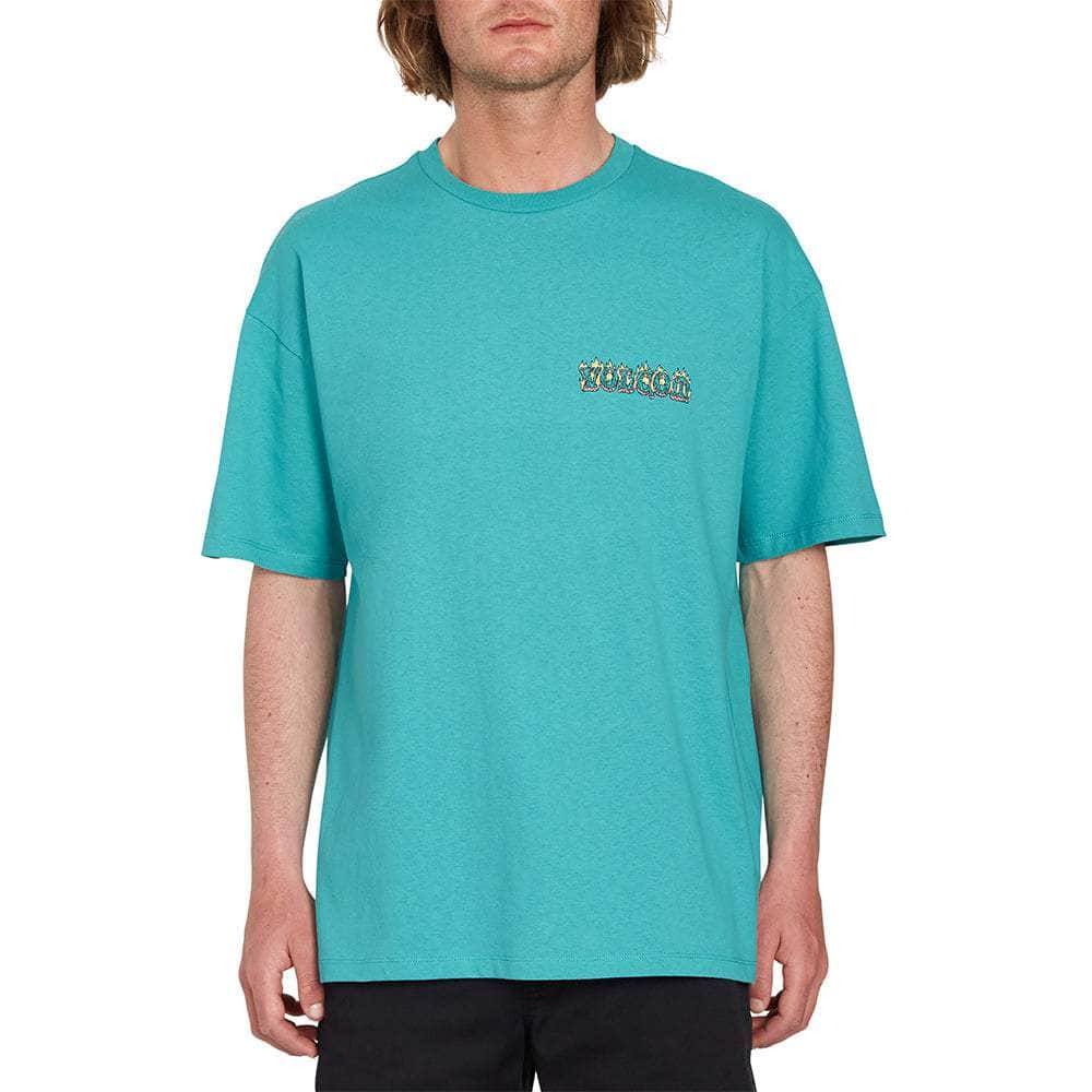 Volcom Alstone LSE Short Sleeve Tee (Temple Teal) S2AS