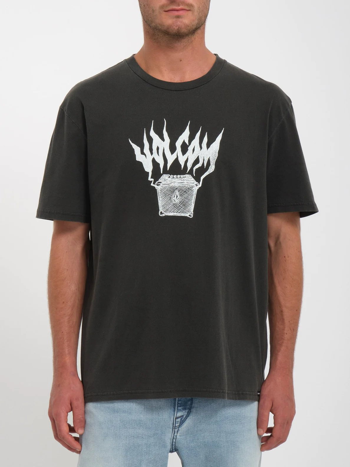 Volcom Amplified Stone PW Short Sleeve T - Shirt (Black) S2AS