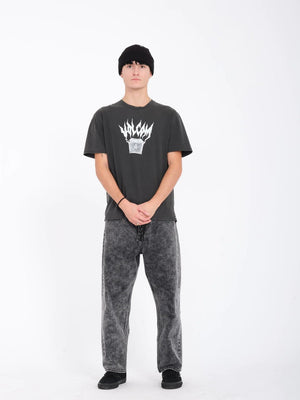 Volcom Amplified Stone PW Short Sleeve T - Shirt (Black) S2AS