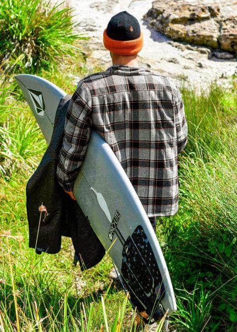 Volcom Brickstone lined Flannel LS (Dirty White) S2AS