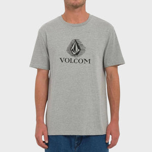 Volcom OffShore Stone HTH Short Sleeve T- Shirt (Heather Grey) S2AS