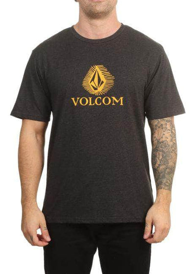 Volcom Offshore Stone T-Shirt (Heather Black) VOLCOM