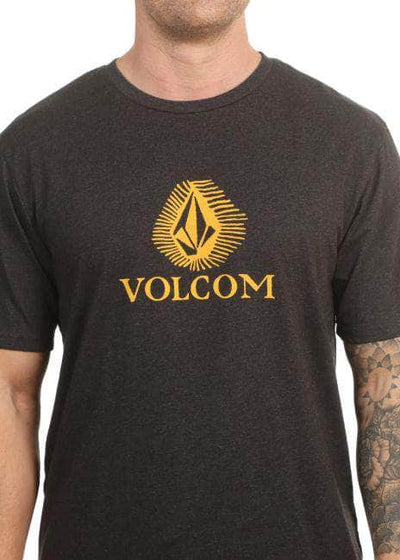 Volcom Offshore Stone T-Shirt (Heather Black) VOLCOM