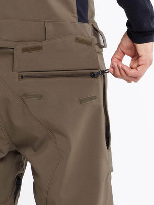 Volcom Roan Bib Men's Snow Pants (Brown) S2AS