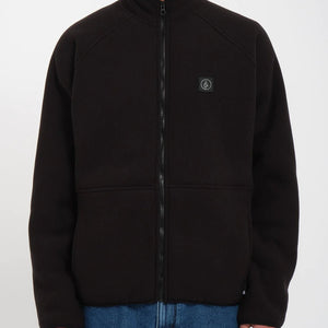 Volcom Runtime Grid Zip Sherpa fleece (Black) S2AS