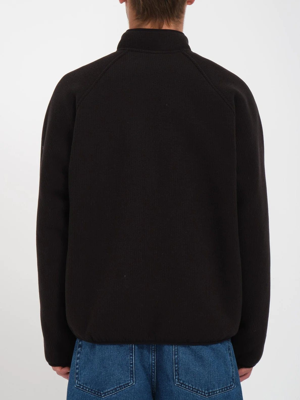 Volcom Runtime Grid Zip Sherpa fleece (Black) S2AS