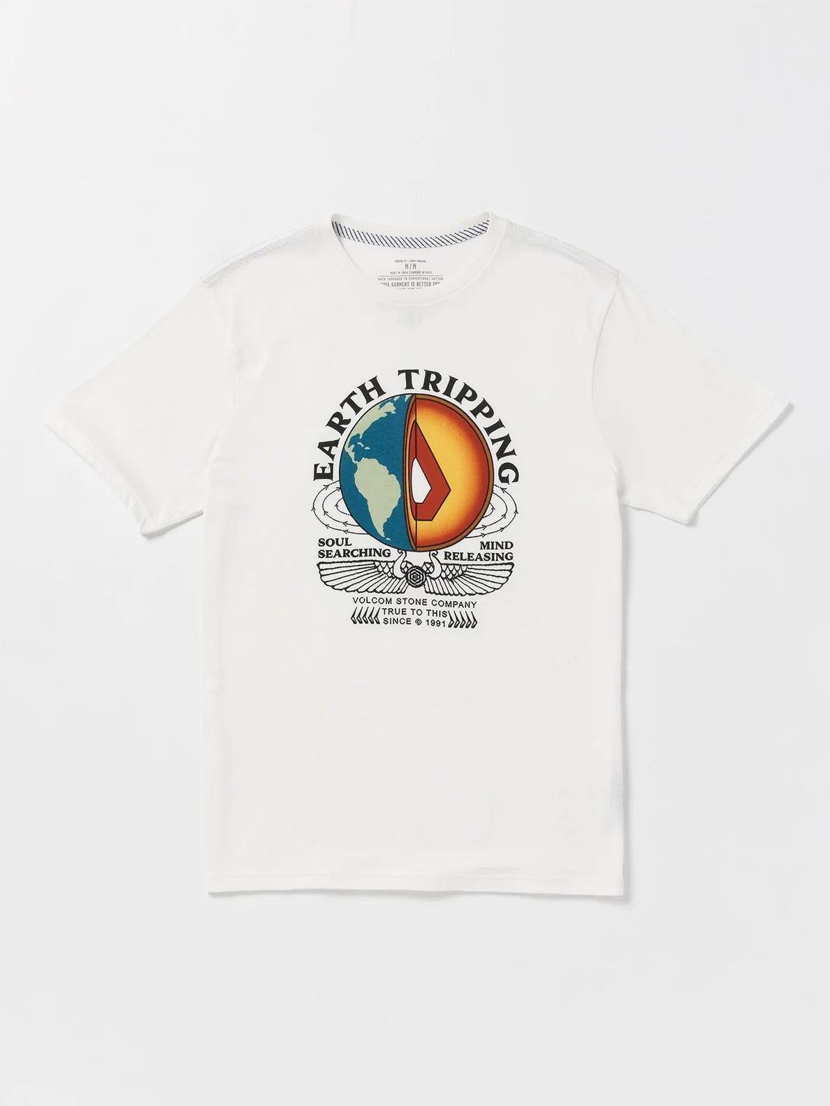 Volcom Section Farm to Yarn T-Shirt (Off White) S2AS