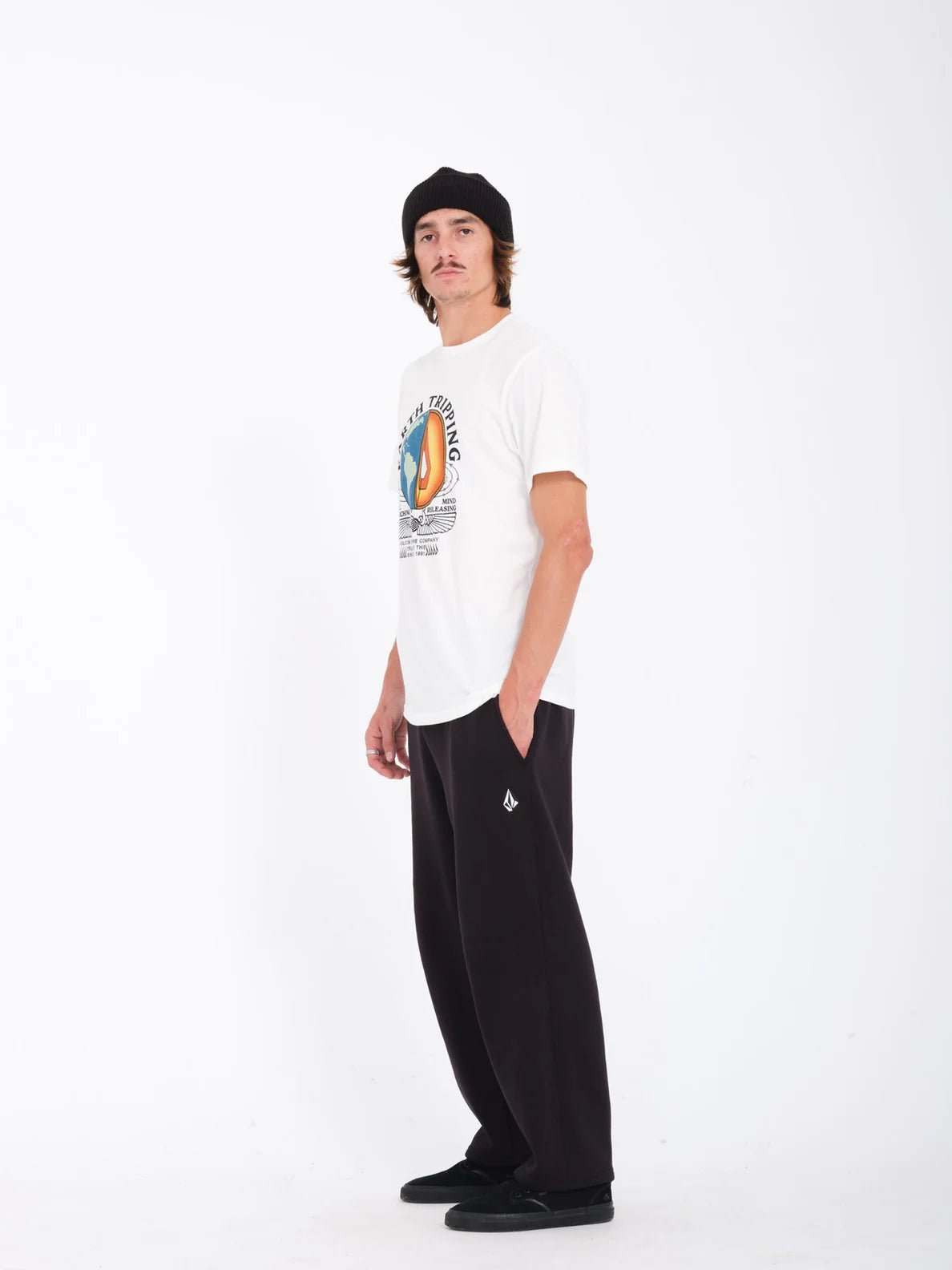 Volcom Section Farm to Yarn T-Shirt (Off White) S2AS