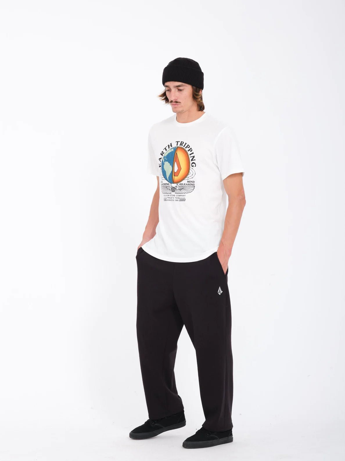 Volcom Section Farm to Yarn T-Shirt (Off White) S2AS