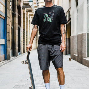 Volcom Skate Vitals Axel Short Sleeve T-Shirt (Black) S2AS