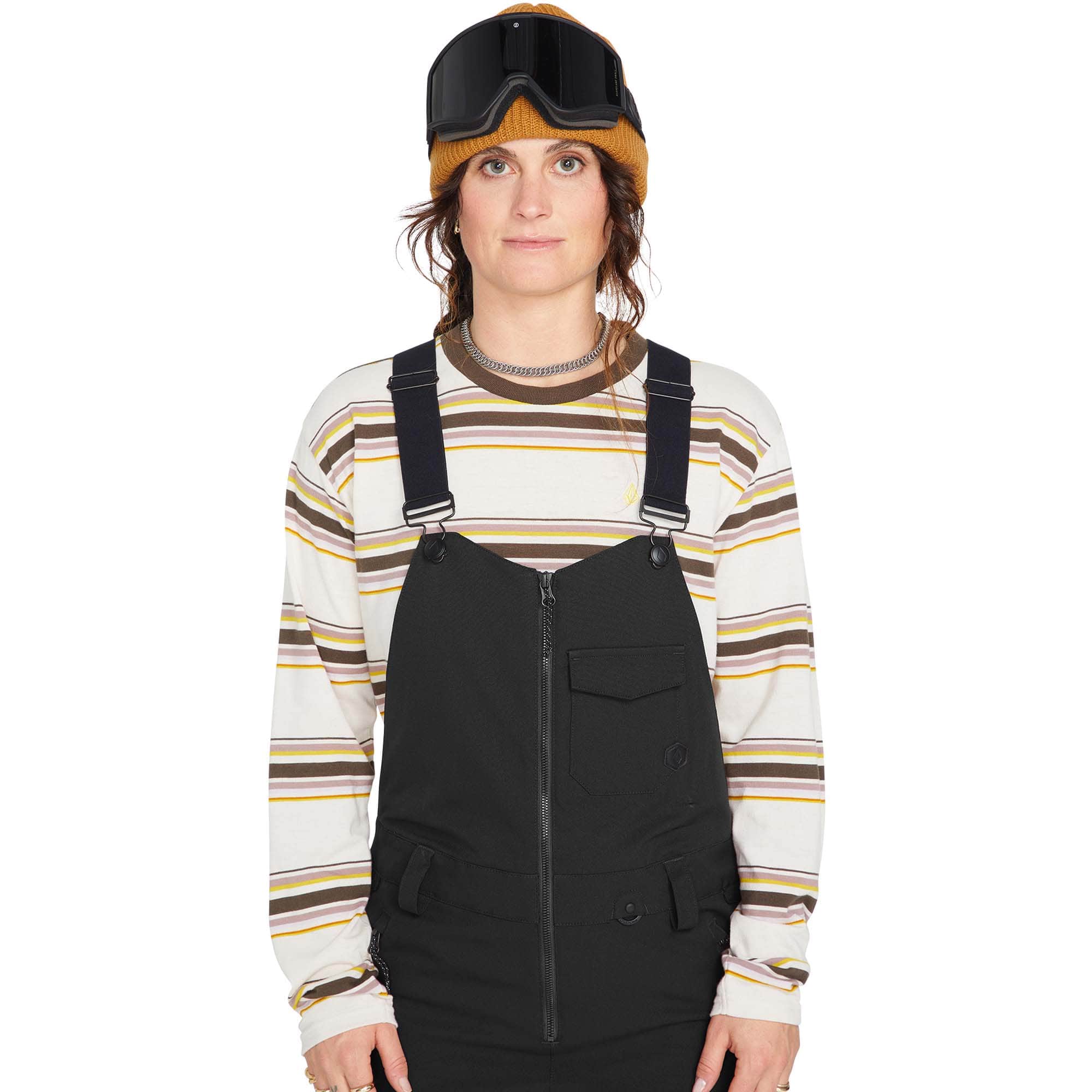 Volcom Swift Bib Overall Women's Bib (Black) S2AS