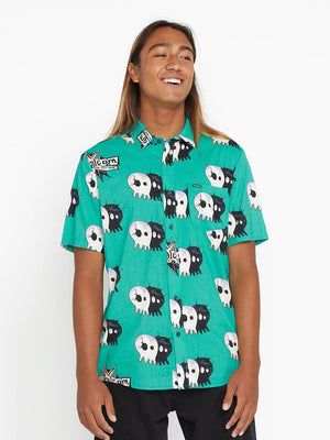 Volcom V Ent Pepper Shirt (Scrubs Green) S2AS