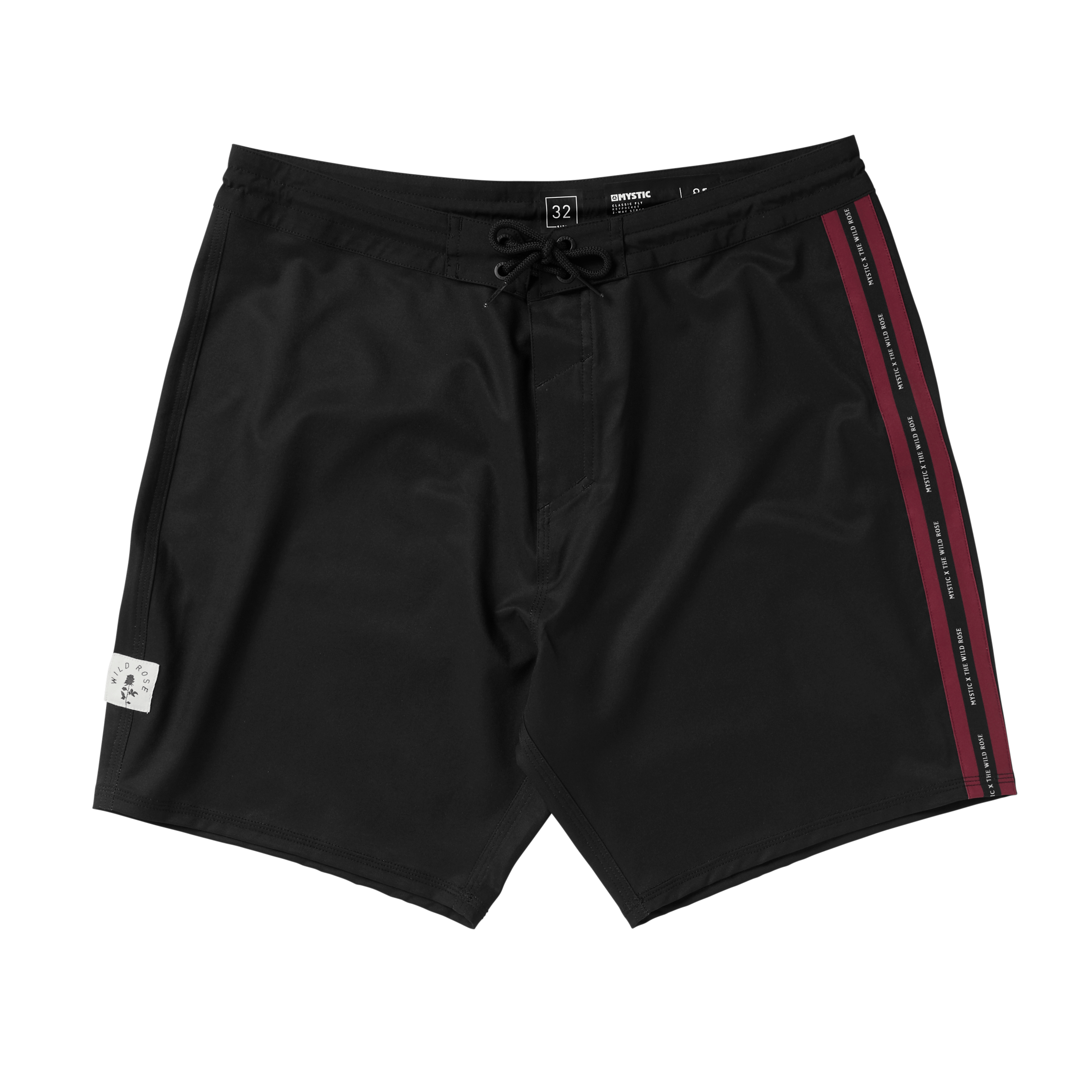 Wild Rose  Boardshorts - Black - 2024 Mystic