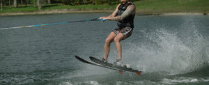 2027 Radar X-Caliber Combo Waterskis with Cruise Bindings - Mint / Black